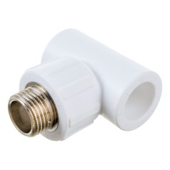 Тройник полипропиленовый PPR комбинированный НР 25x3/4'