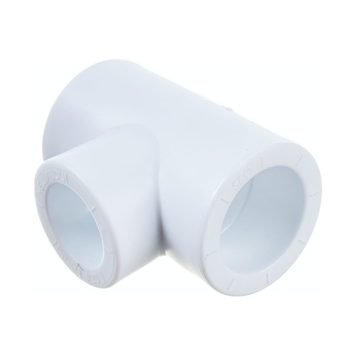 Тройник полипропиленовый PPR переходной 25х20х25мм белый