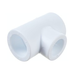 Тройник полипропиленовый PPR переходной 25х20х25мм белый
