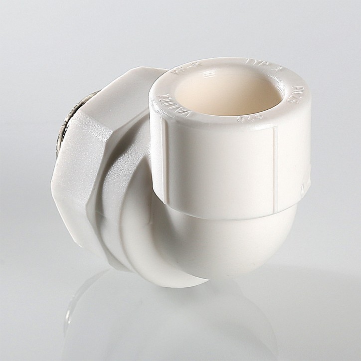 Угольник 32 х 1' НР комбинированный, полипропиленовый, белый Угольник 32 х 1' НР комбинированный, полипропиленовый, белый