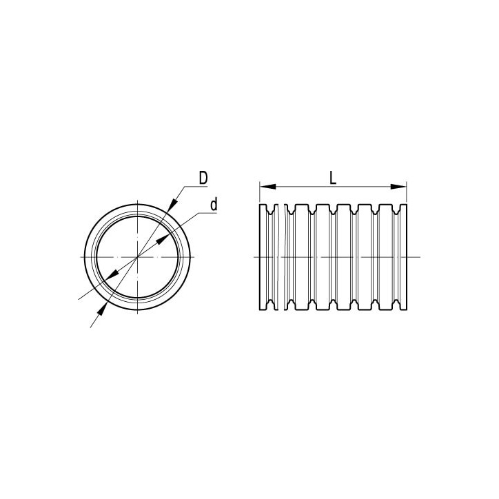 Шпилька М8х1000 INOX