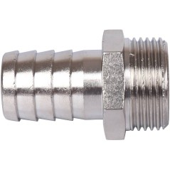 Штуцер STOUT НР никелированный 3/4'x20