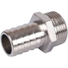 Штуцер STOUT НР никелированный 3/4'x20