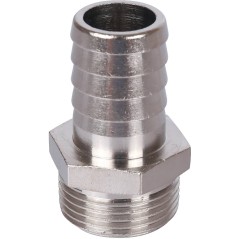 Штуцер STOUT НР никелированный 3/4'x20