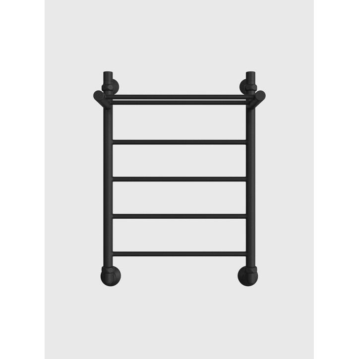 Полотенцесушитель ДВИН FJ 70/50 Водяной 1'-1/2' К3 Чёрный матовый