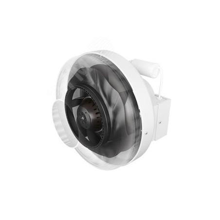 Вентилятор канальный центробежный D125 пластиковый корпус