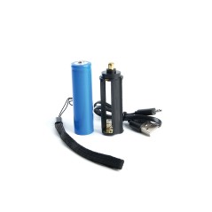 Фонарь светодиодный аккумуляторный USB ZOOM алюминий