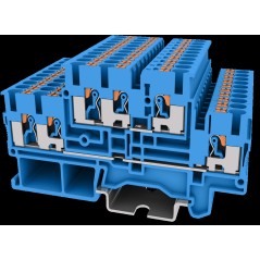 Клемма TP 2-уровневая, сечение 2,5 мм. кв., синяя
