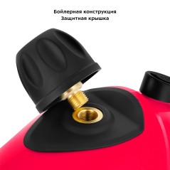 Пароочиститель KT-9138-1 черно-малиновый