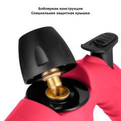 Пароочиститель KT-9193-1 черно-малиновый