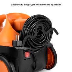 Пароочиститель KT-9141-2 черно-оранжевый