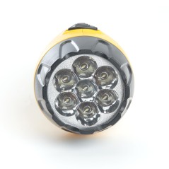 Фонарь аккумуляторный, 7 LED DC (свинцово-кислотная батарея), желтый, TH2294