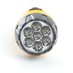 Фонарь аккумуляторный, 4 LED DC (свинцово-кислотная батарея), желтый, TH2293