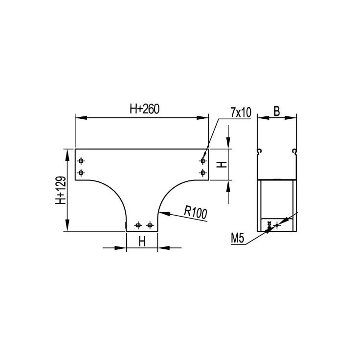 Ком.роз. двойная RJ45 кат.6 (8P8C, Hyperline, Dual IDC 110@Krone) Brava, белая, 2мод