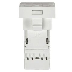 РКИ-10-00-П Розетка компьютерная RJ-45 UTP кат.5e (на 1 модуль) ПРАЙМЕР белая IEK