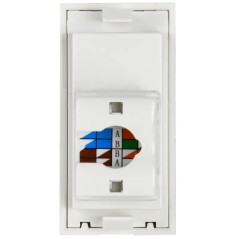 Розетка компьютерная RJ45 UTP категория 5e 1 модуль