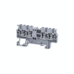 Клемма с 4 конт. 2,5 кв.мм пружинная OptiClip СX-2,5-QUATTRO-(0,2-4)-I-BU-синий