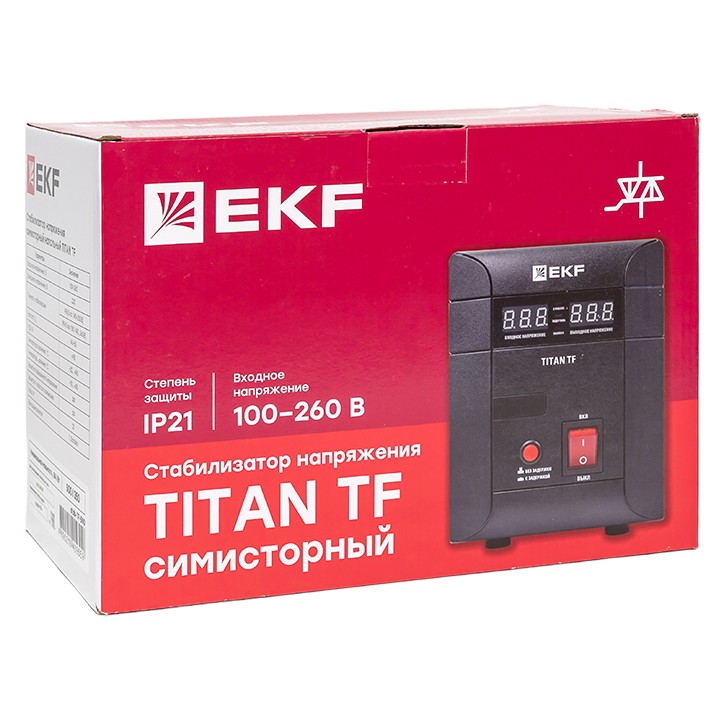 Стабилизатор напряжения симисторный TITAN -TF-500 EKF