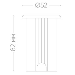 Светодиодный светильник, D62xH82, 3W AC24V RGB IP68, SP2813, 32164