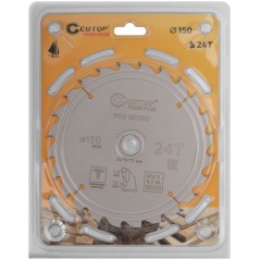 Диск пильный по дереву с тефлоновым покрытием 24Т, Profi plus, 150x1,3/2,0x20/16/12 мм