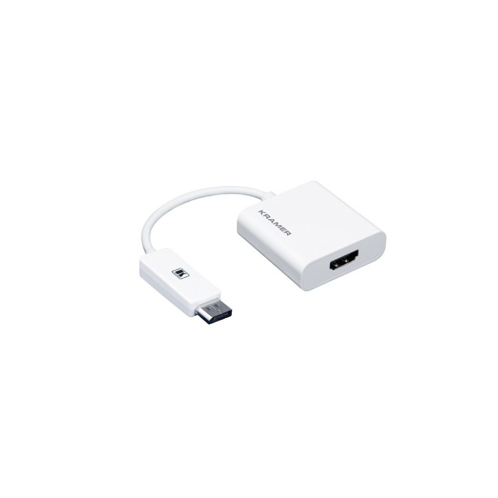 Переходник активный DisplayPort M на HDMI F, 4К60 4:4:4 и HDCP 2.2, белый