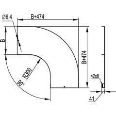 Угол плоский Т-образный 60x40 NTAN IN-Liner