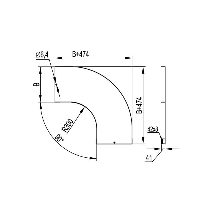 Угол плоский Т-образный 60x40 NTAN IN-Liner Угол плоский Т-образный 60x40 NTAN IN-Liner