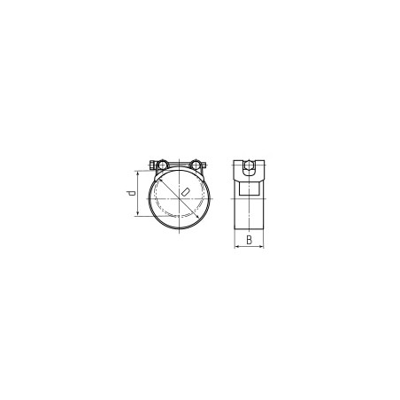 SR 214-226/W1 ROBUST Хомут силовой