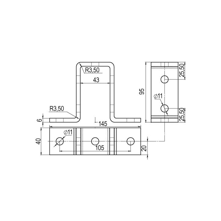 BRAVA Каркас 2 модуля белый IN-Liner FRONT BRAVA Каркас 2 модуля белый IN-Liner FRONT