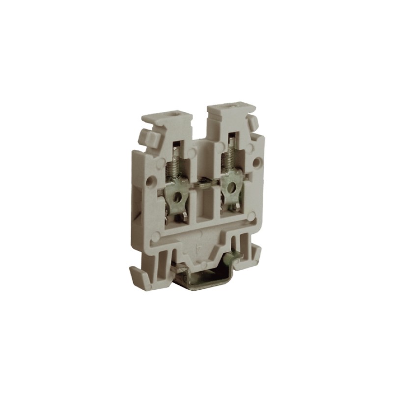 Зажим проходной RN.1/2.5GR 1.5 кв.мм серый QUADRO