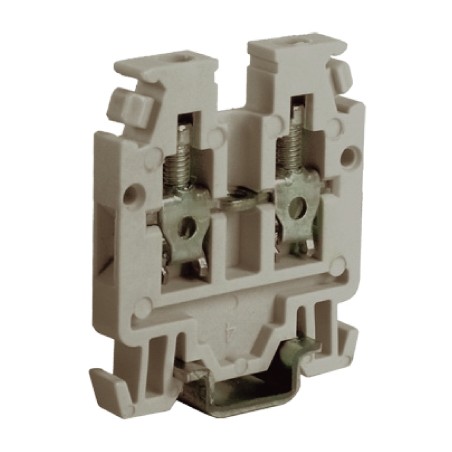 Зажим проходной RN.1/2.5GR 1.5 кв.мм серый QUADRO