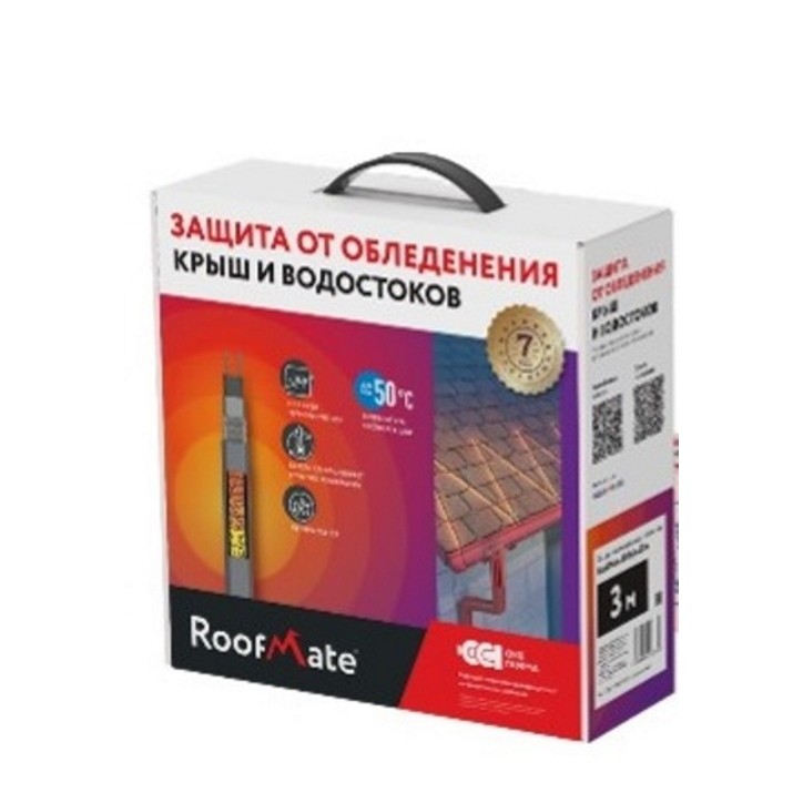 Секция нагревательная кабельная RoofMate 30 Вт/м 25 м