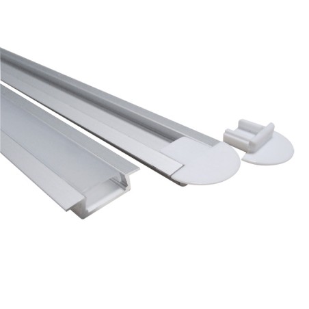 Профиль к LED ленте PAL 2206 врезной анодированный (2м)