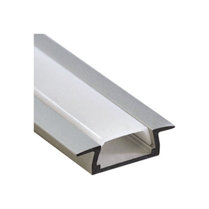 Профиль к LED ленте PAL 2206 врезной анодированный (2м) Профиль к LED ленте PAL 2206 врезной анодированный (2м)