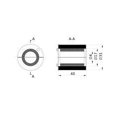 Крепеж для монтажной ленты к балке 1.5-4мм горизонтальный монтаж