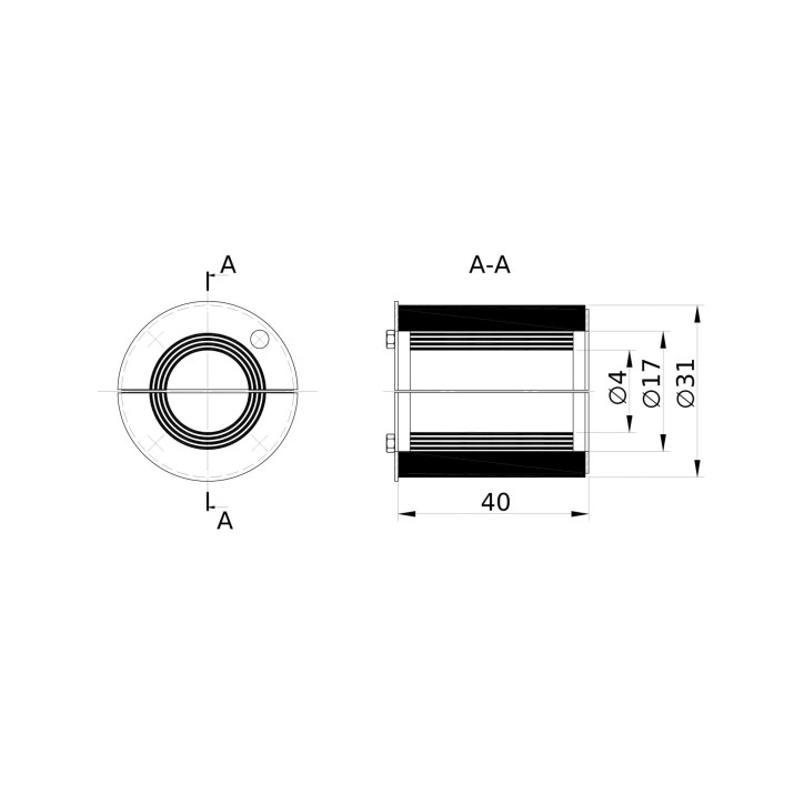Крепеж для монтажной ленты к балке 1.5-4мм горизонтальный монтаж