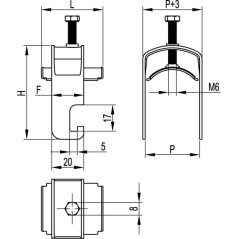 Гайка M63x1,5 никелированная латунь