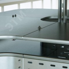 Крышка на лоток с заземлением основание 400мм L-3000мм толщина 1.5мм цинк-ламельная