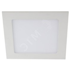 Светильник светодиодный ДВО-6W 4000К 210Лм a 118мм IP20 квадратный