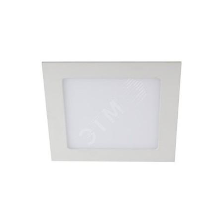 Светильник светодиодный ДВО-6W 4000К 210Лм a 118мм IP20 квадратный