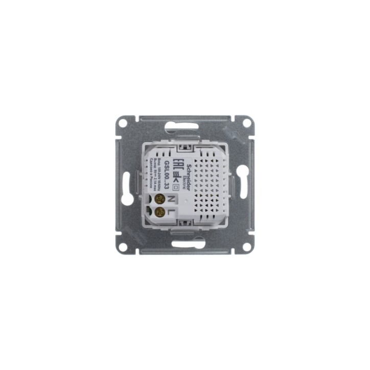 Розетка GLOSSA USB 5В/2100мА 2х5В/1050мА механизм белый