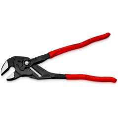 KNIPEX Клещи переставные - гаечный ключ, 68 мм (2 1/2''), L-300 мм, Cr-V, серые, обливные рукоятки, с держателем для торгового о