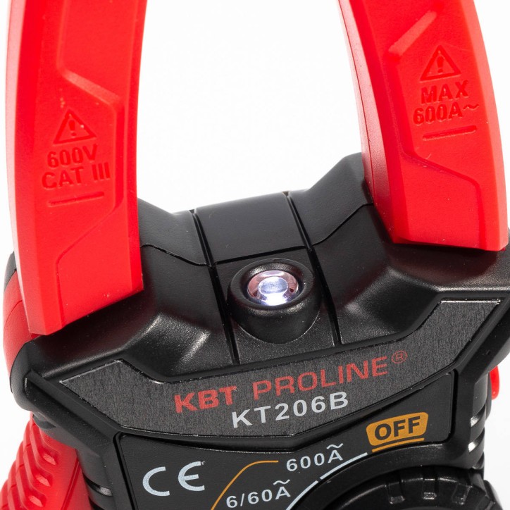Токовые клещи цифровые KT 206B серия PROLINE Токовые клещи цифровые KT 206B серия PROLINE
