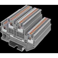 Клемма TP 2-уровневая, сечение 1,5 мм. кв., серая
