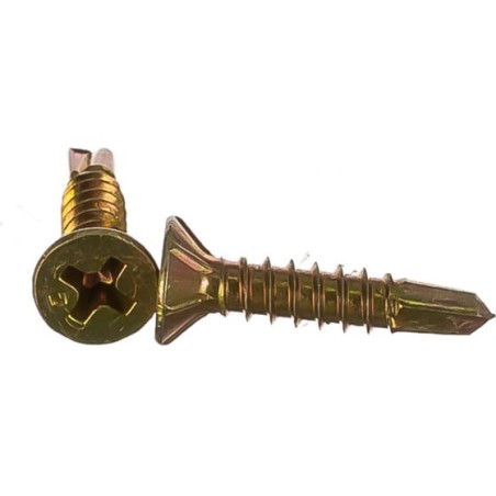 Саморез оконный 3,9х32 потайная головка, сверлоконечный (500шт) - коробка