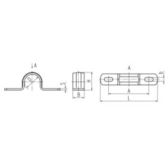 СМД (INOX) 10-11 Скоба из нержавеющей стали