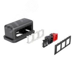 Напольная башенка BUS 12 модулей IP40 черная