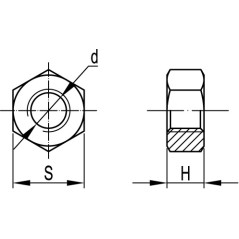 Крепеж для шпильки М6 к балке 5-7мм вертикальный монтаж