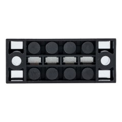 Терминал клеммный TB-4504 до 4.5мм2 45A 4 клеммные пары