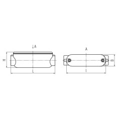 КРВ 20 (3/4'') Коробка распаячная